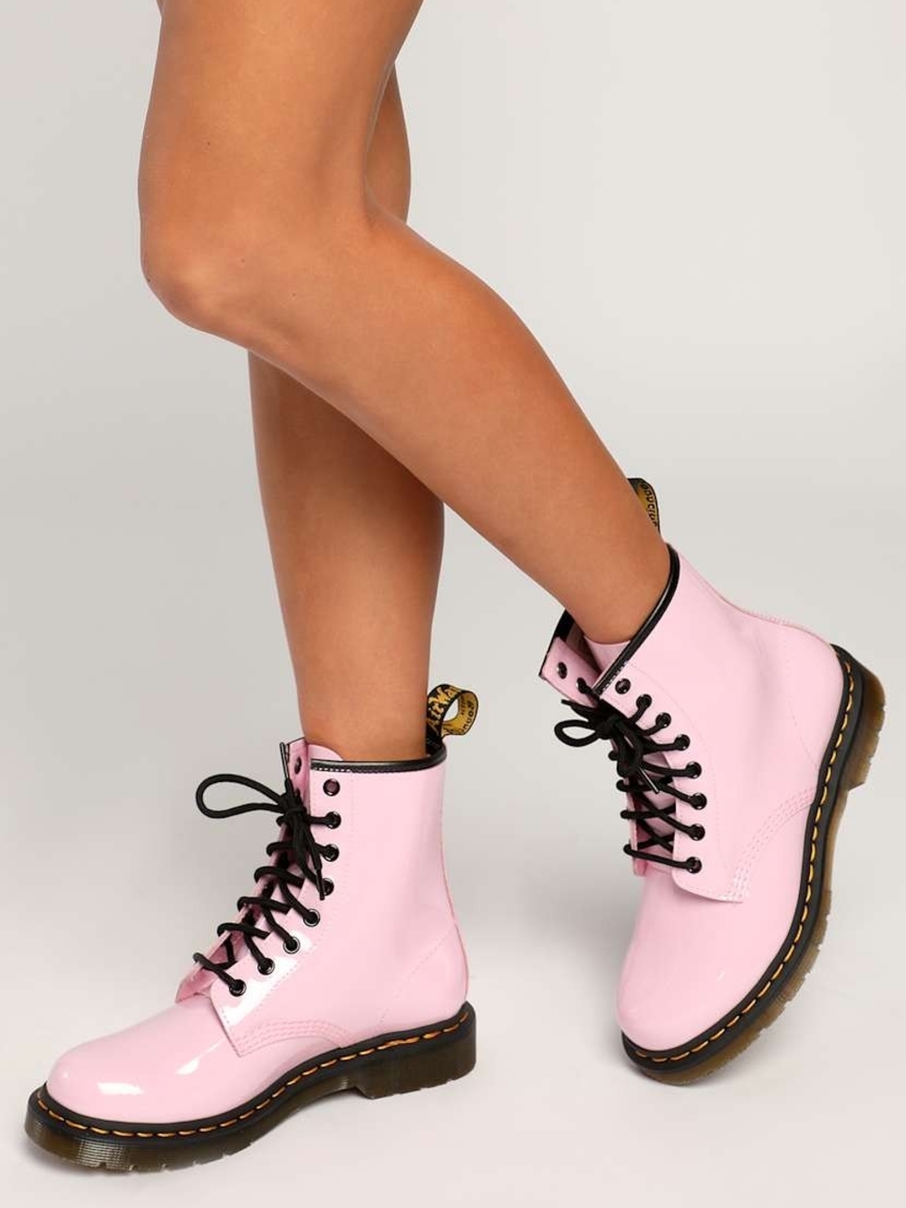 Dr. Martens 1460 Pascal Patent Leather Boot in Pink